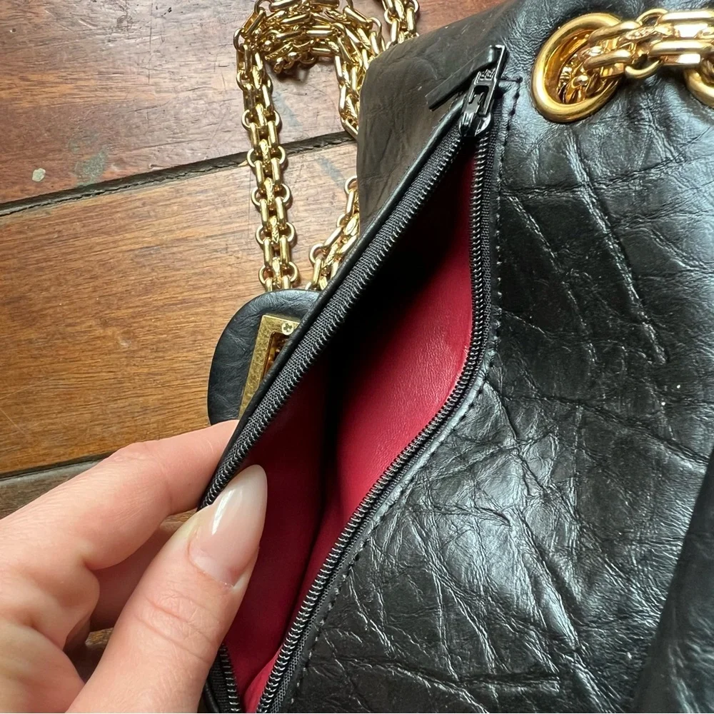 Rare CHANEL Casino Charm Black Quilted Bag with Gold Chain - Picture 11 of 16